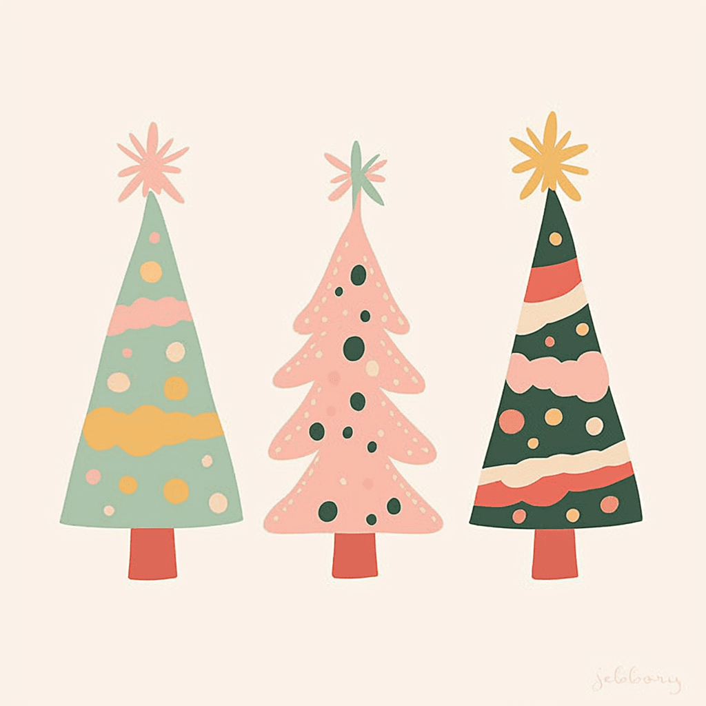 Christmas Tree 330 original repeating artwork