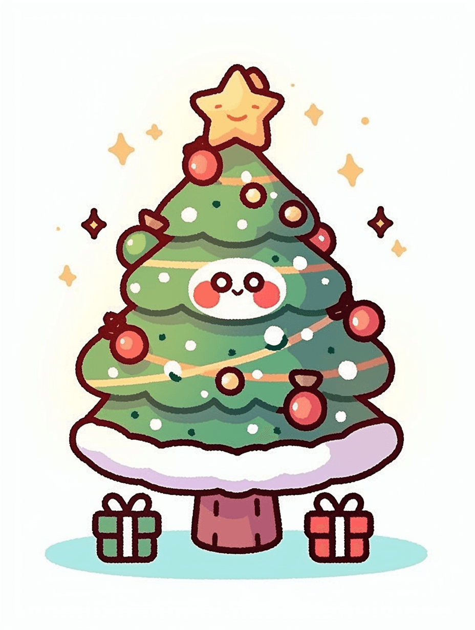 Christmas Tree 156 original repeating artwork