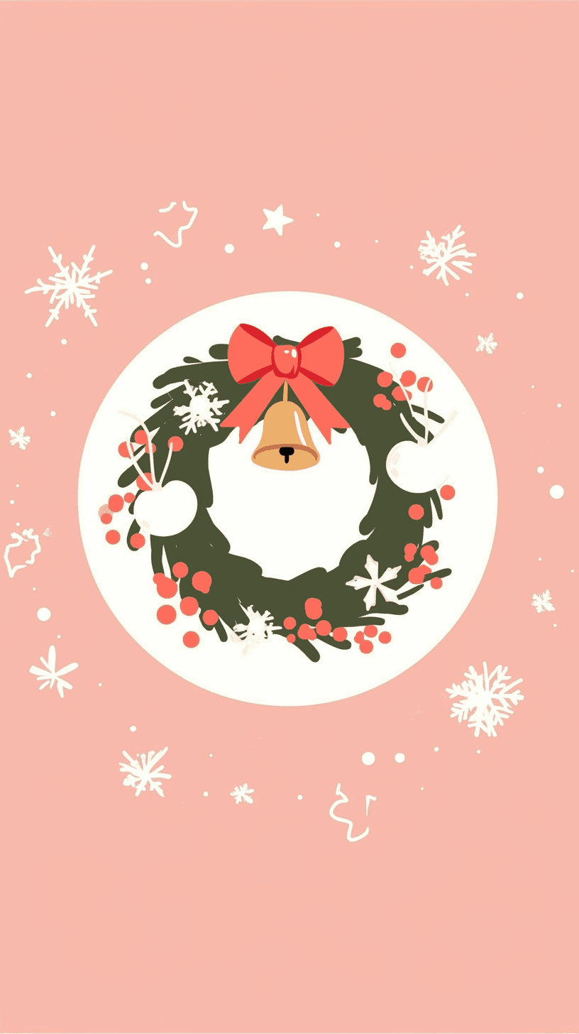 Christmas Wreath 235 original repeating artwork