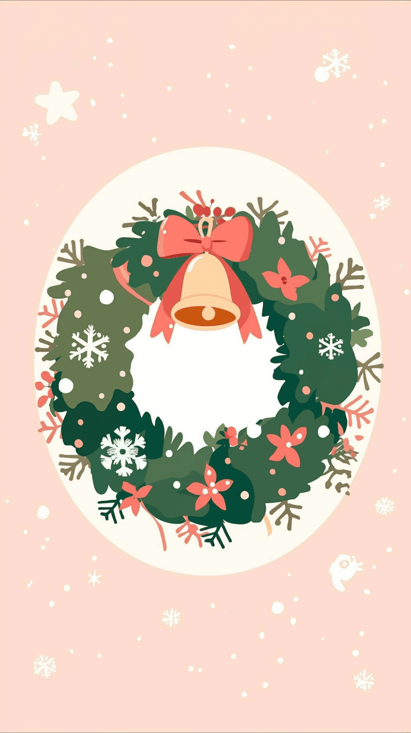 Christmas Wreath 278 original repeating artwork