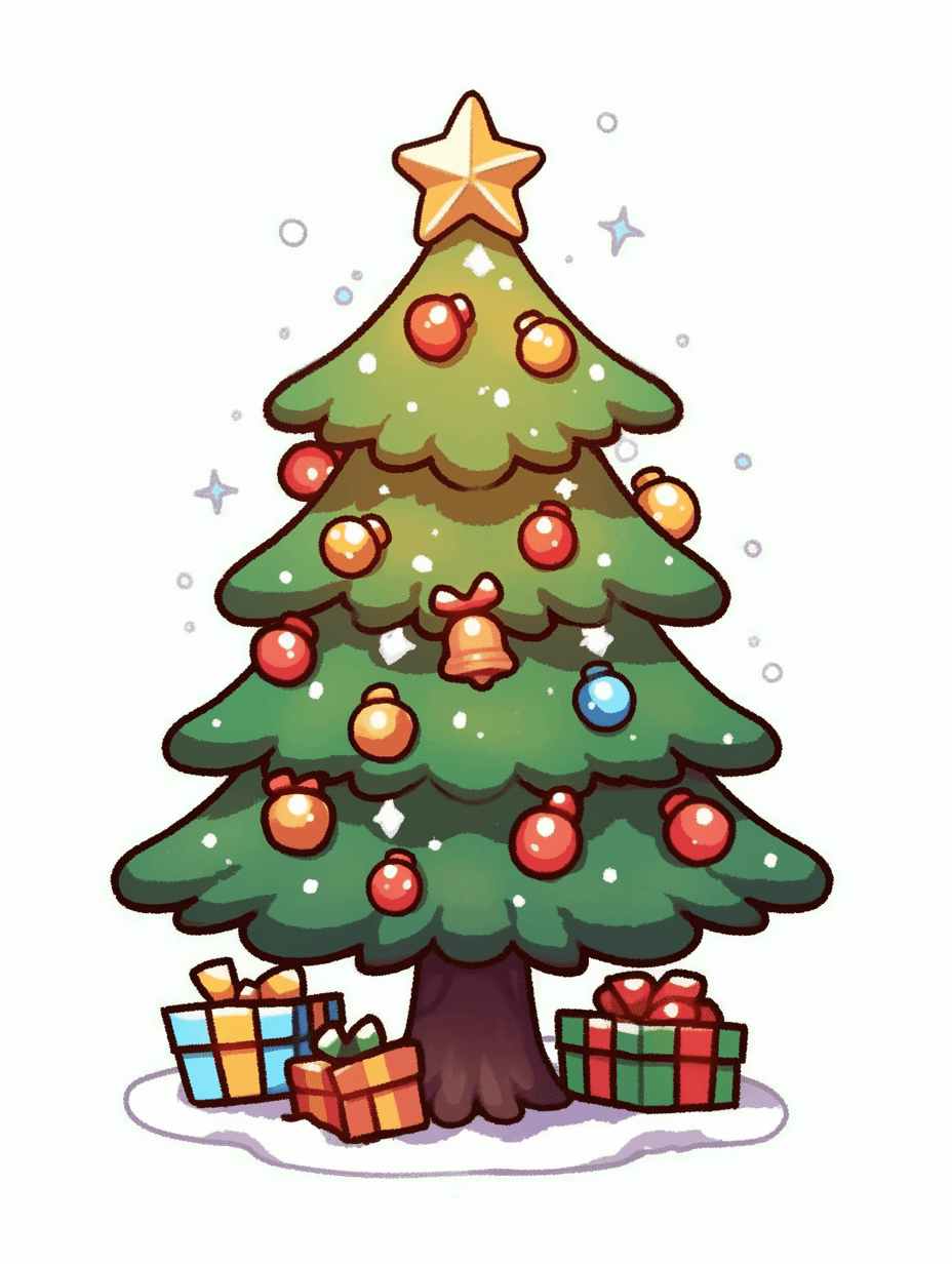 Christmas Christmas Tree 014 original repeating artwork
