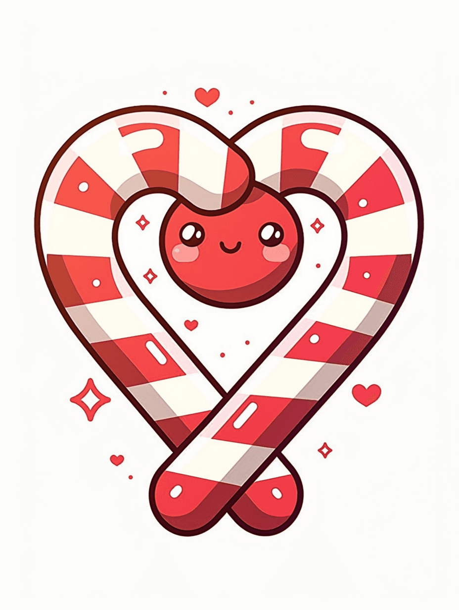 Christmas Heart Collective original repeating artwork