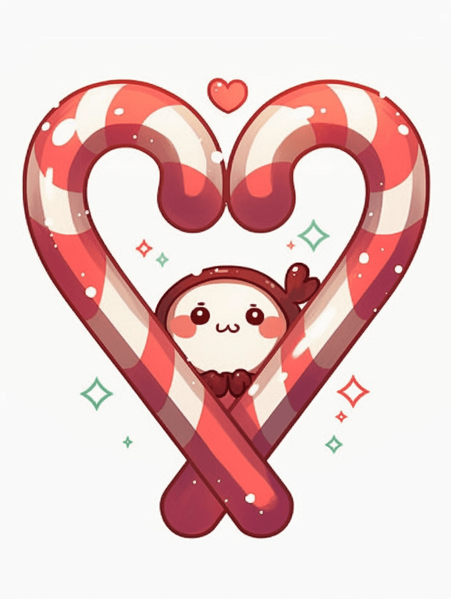 Christmas Heart Tribe original repeating artwork