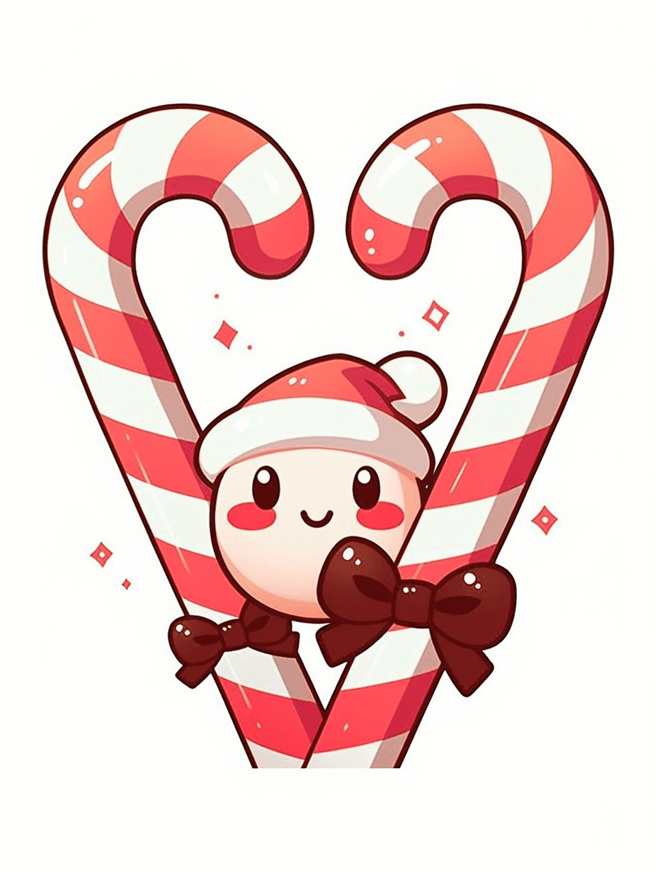 Christmas Heart Club original repeating artwork