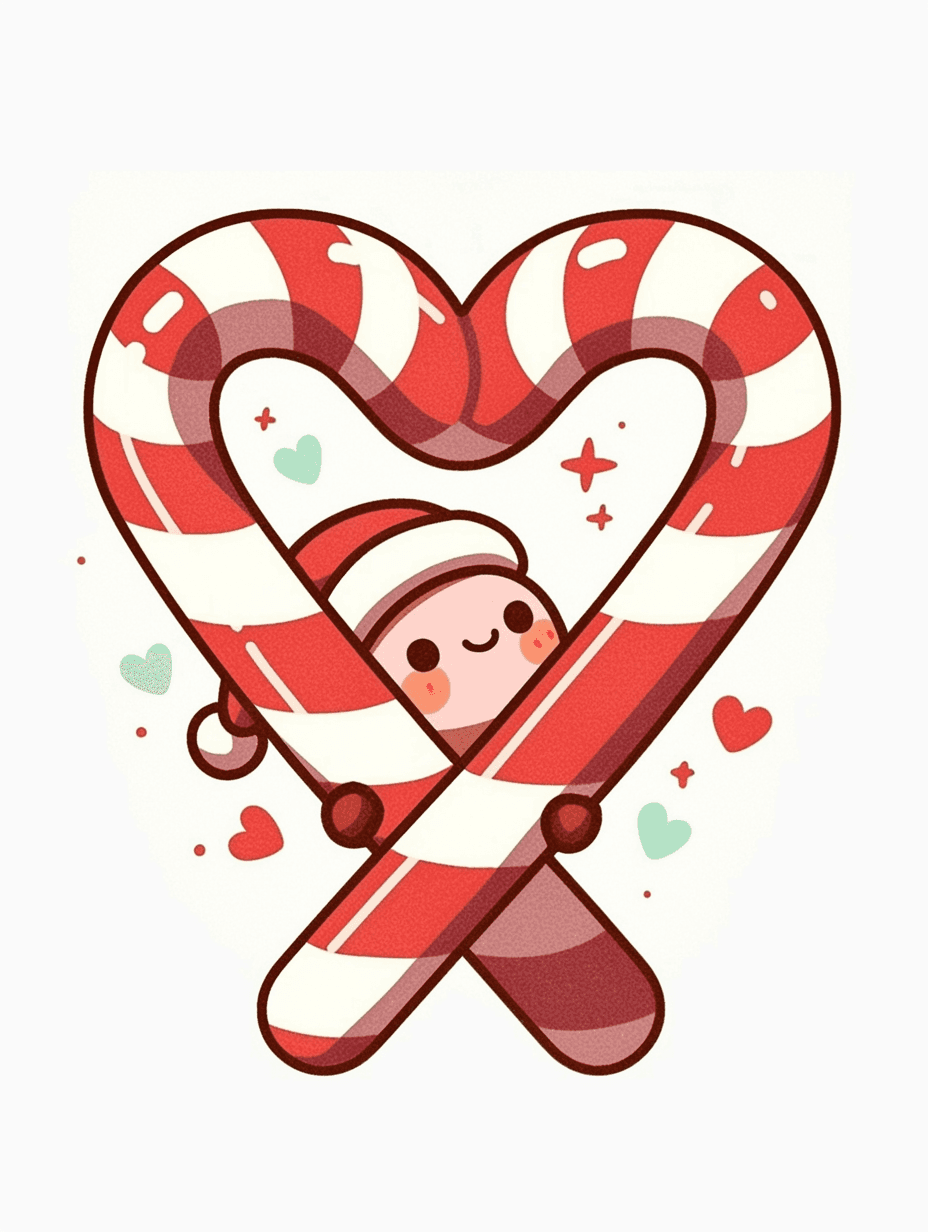 Christmas Heart 001 original repeating artwork
