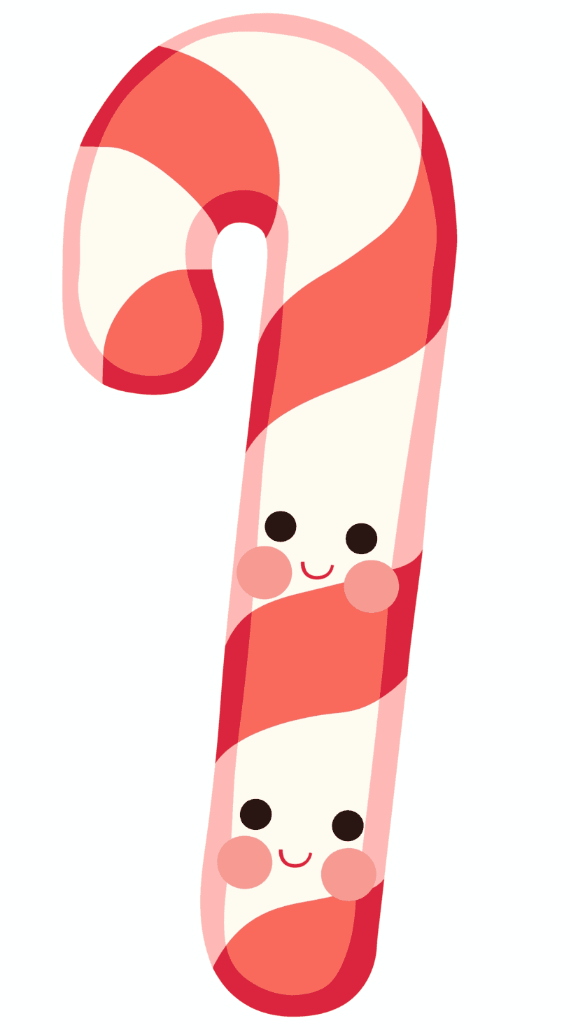 Christmas Candy Loop original repeating artwork