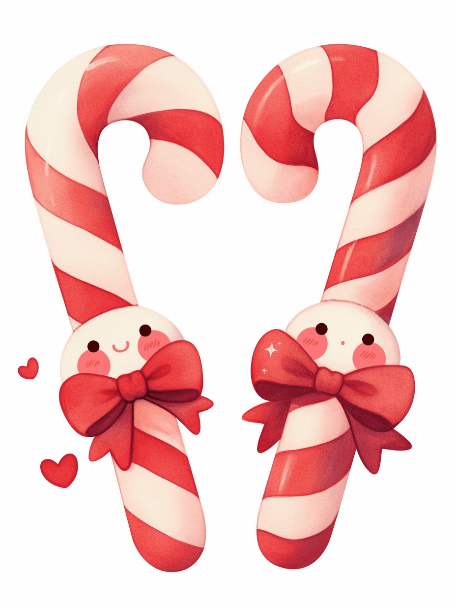 Christmas Candy Picnic original repeating artwork