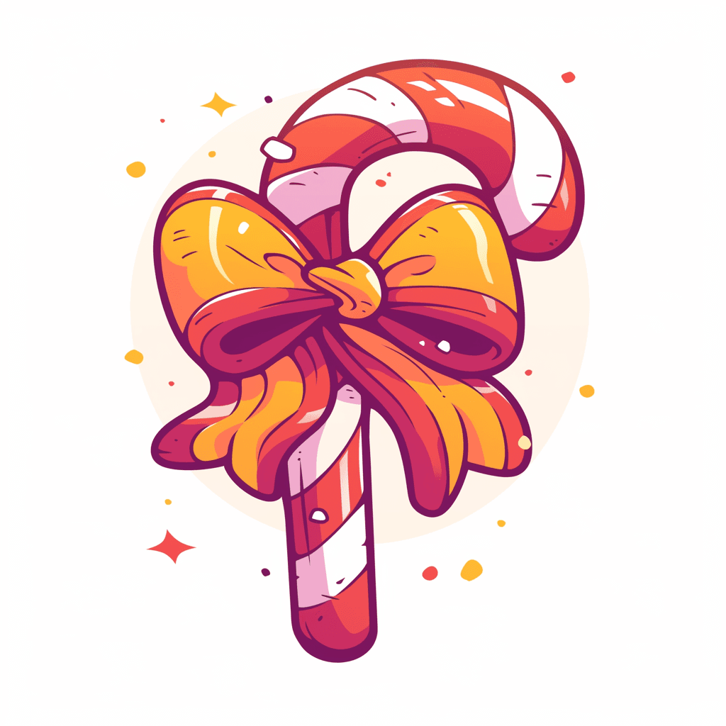 Christmas Candy Fizz original repeating artwork