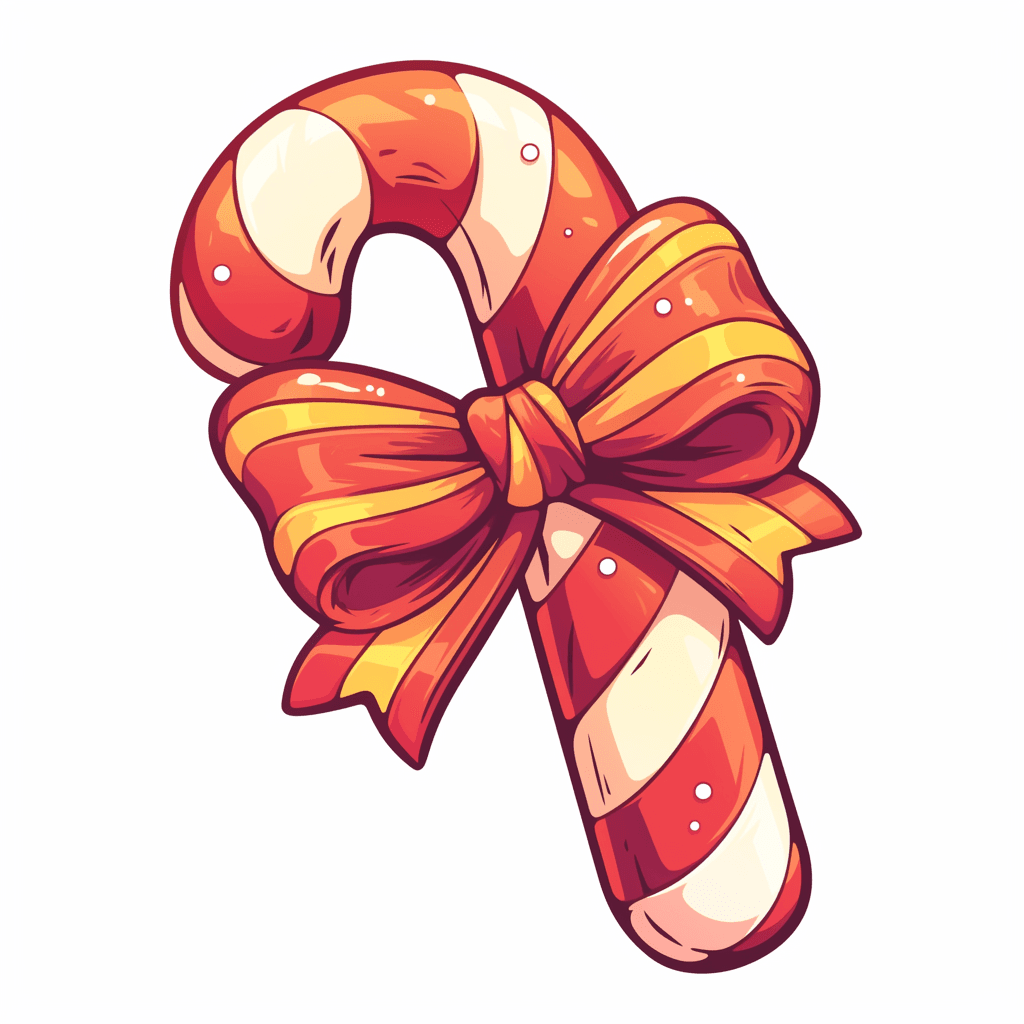 Christmas Candy Gang original repeating artwork