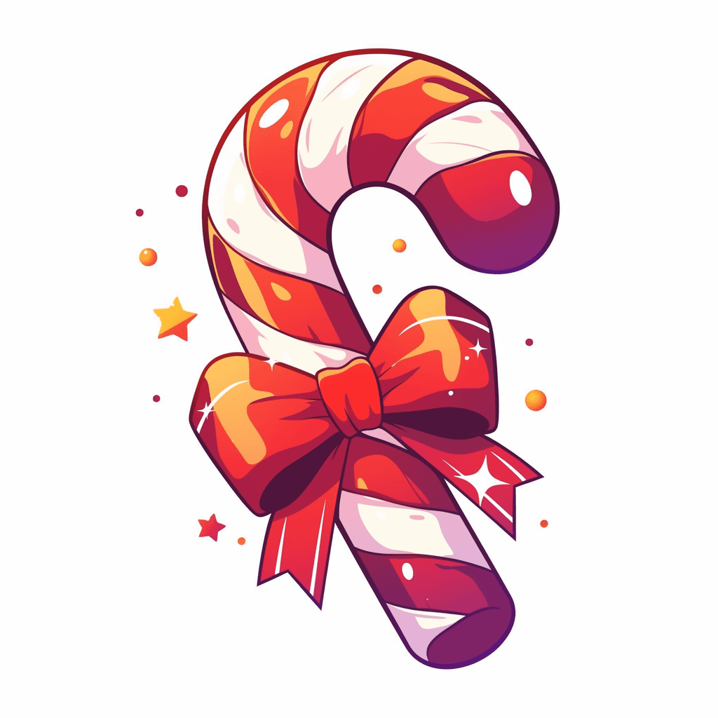 Christmas Candy Party original repeating artwork