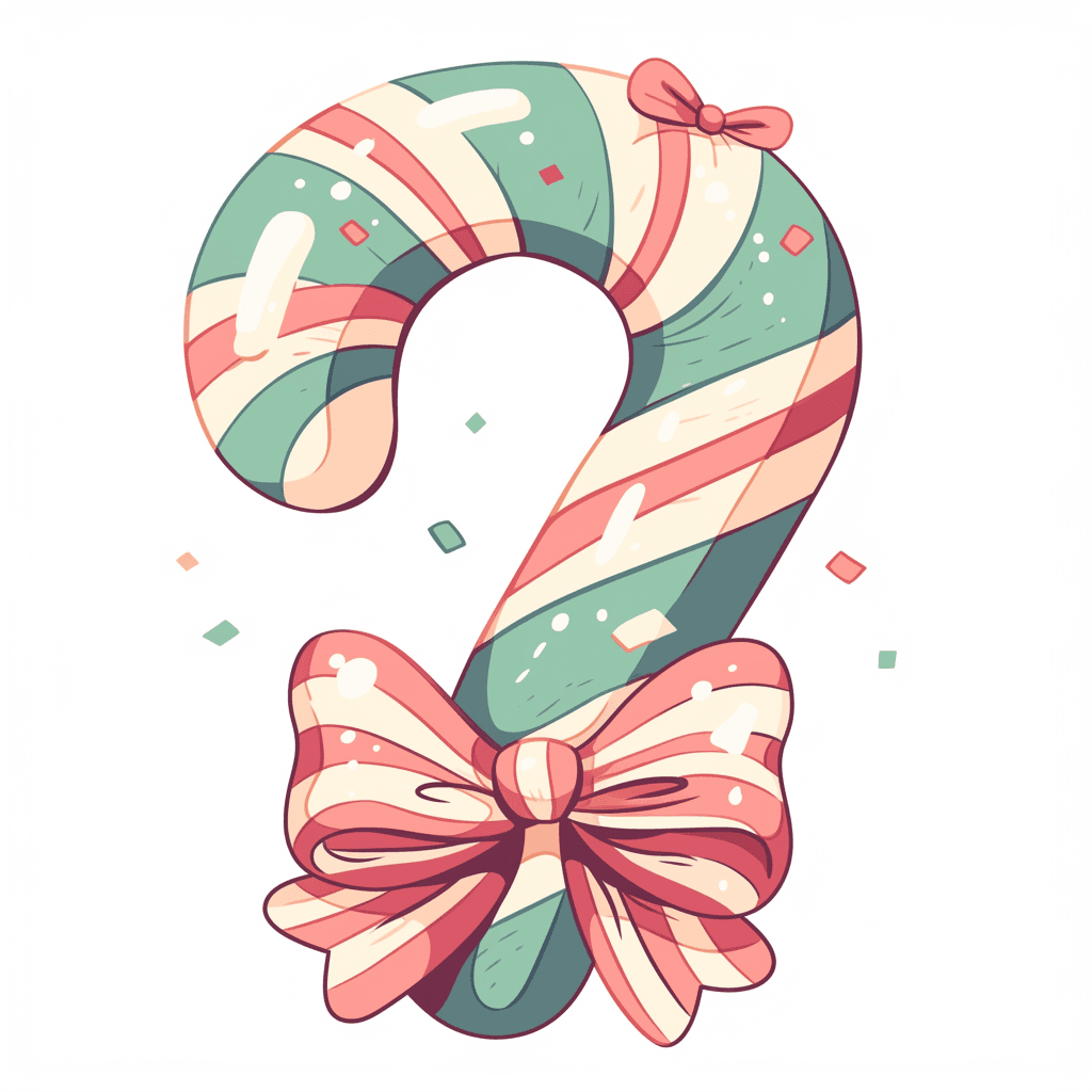 Christmas Candy Rhythm original repeating artwork