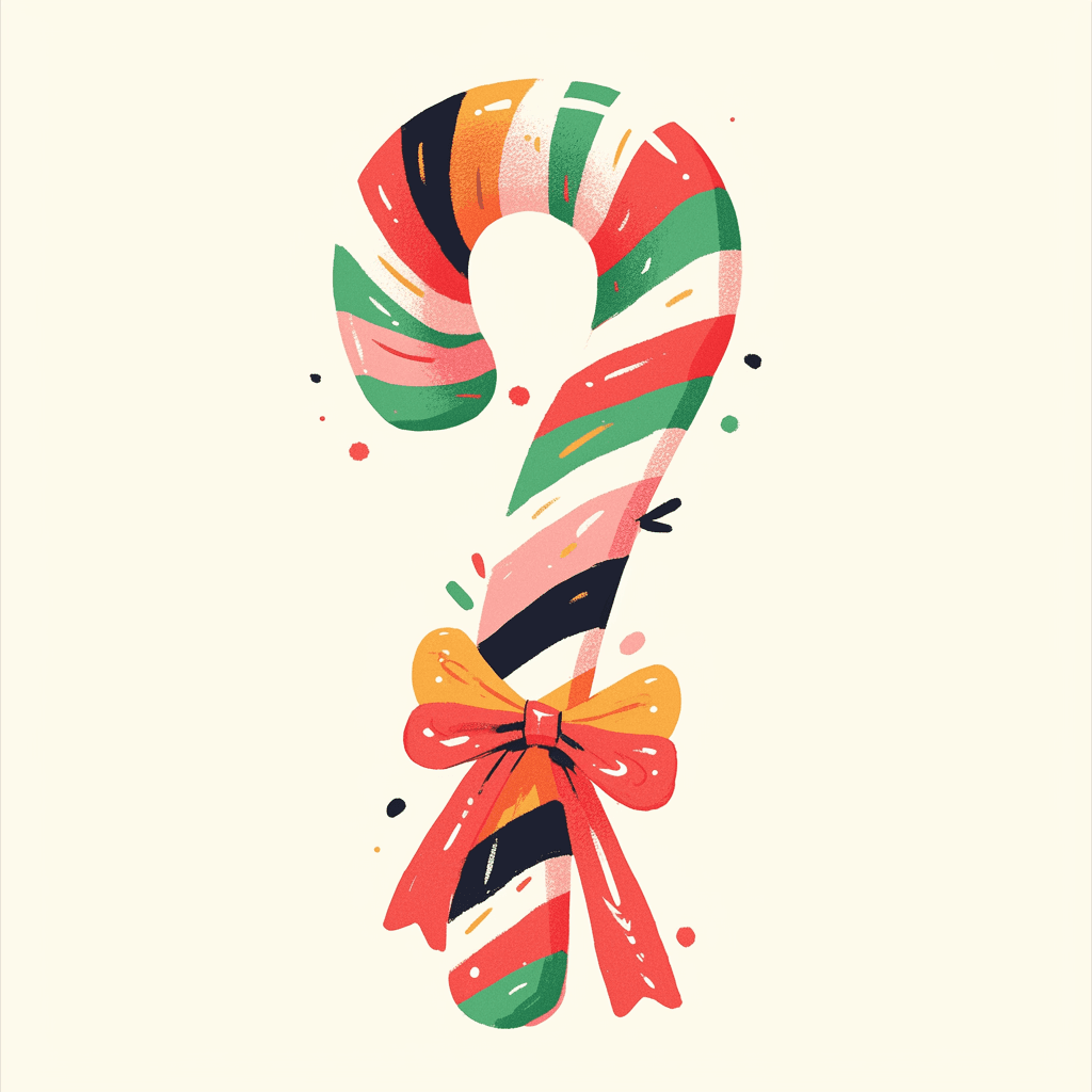 Christmas Candy Parade original repeating artwork