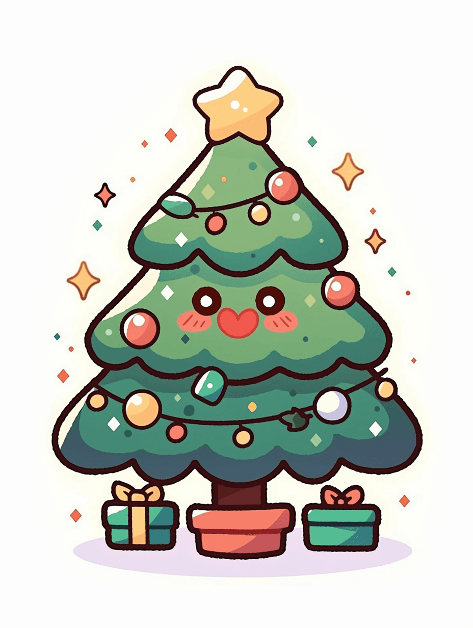 Christmas Tree 047 original repeating artwork