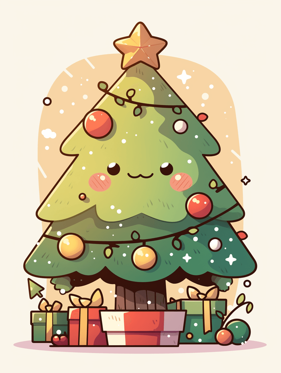 Christmas Tree 341 original repeating artwork