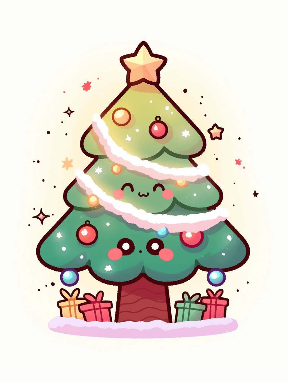 Christmas Tree 409 original repeating artwork