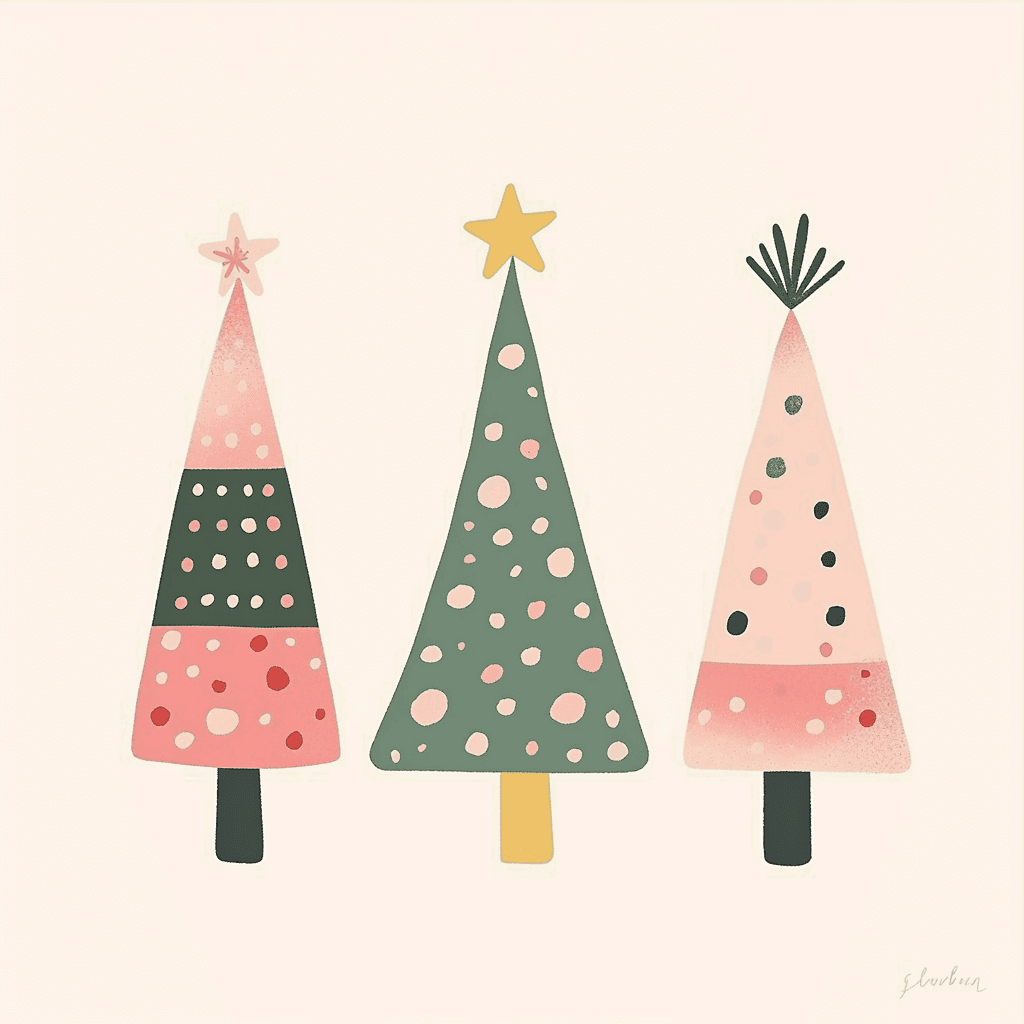 Christmas Tree 393 original repeating artwork