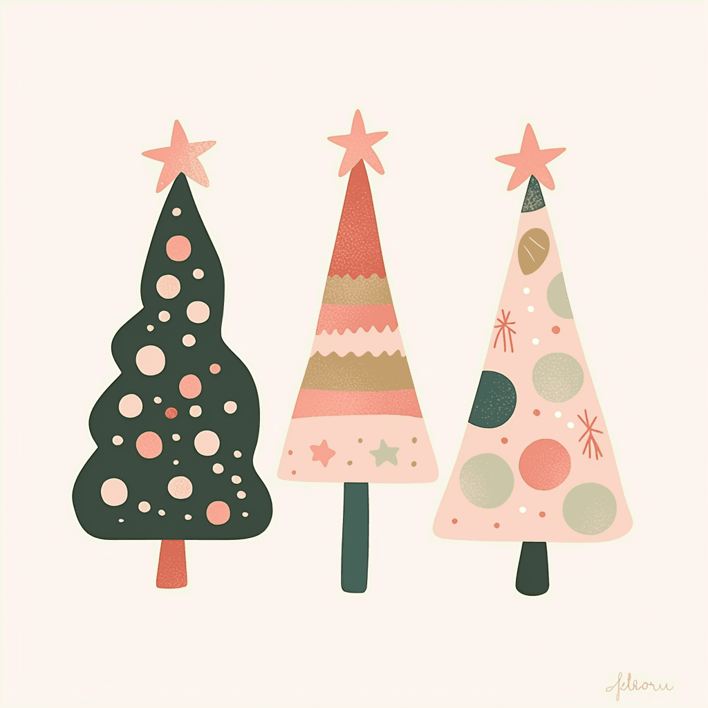 Christmas Tree 582 original repeating artwork