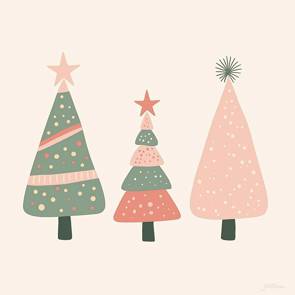 Christmas Tree 477 original repeating artwork