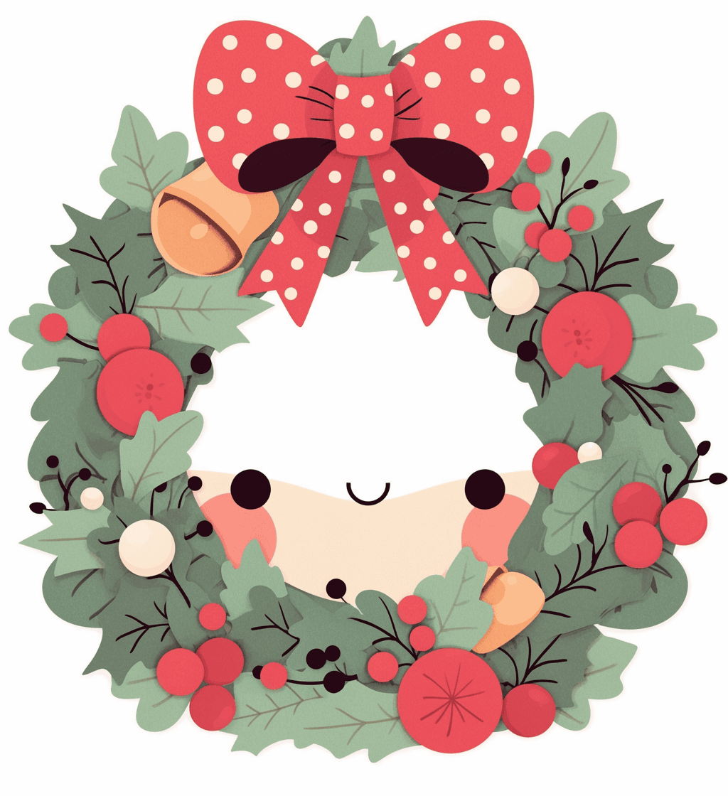 Christmas Wreath 149 original repeating artwork