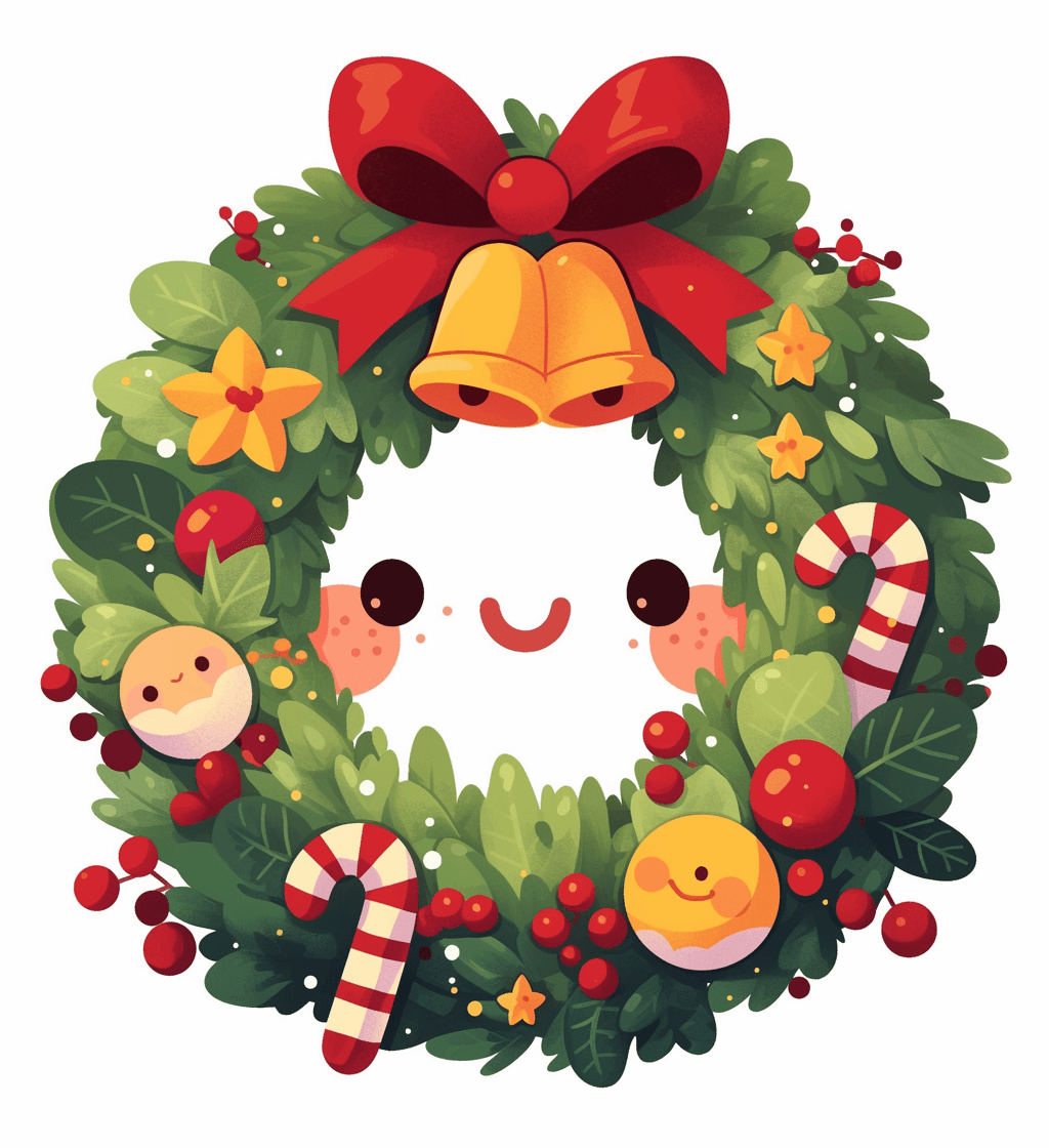 Christmas Wreath 161 original repeating artwork