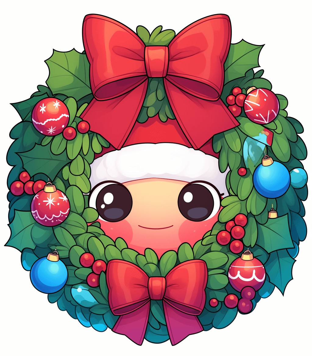 Christmas Wreath 288 original repeating artwork