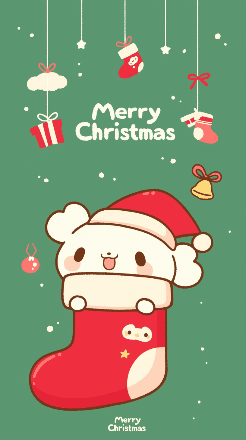 Christmas Dog 001 original repeating artwork