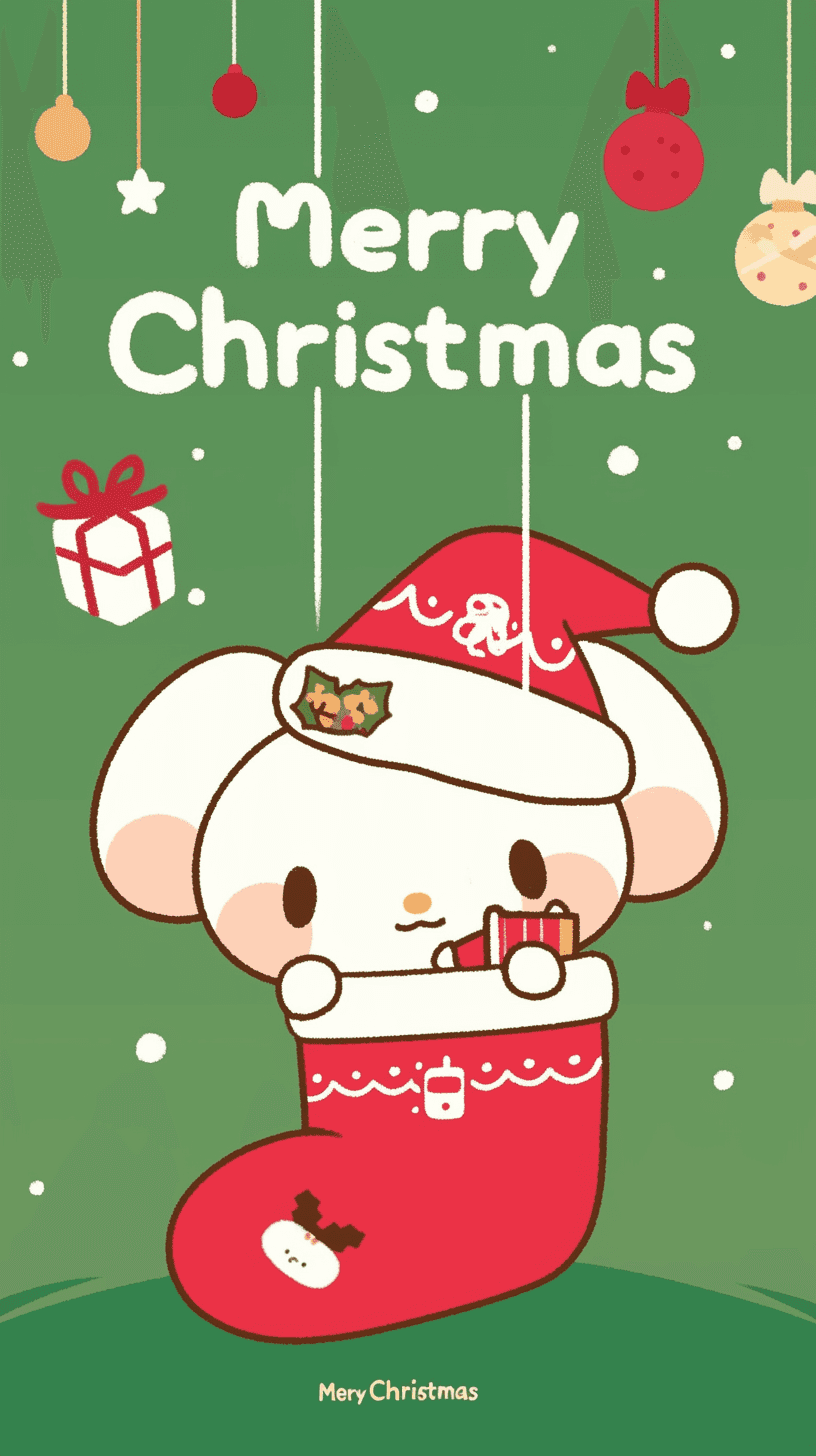 Christmas Dog original repeating artwork