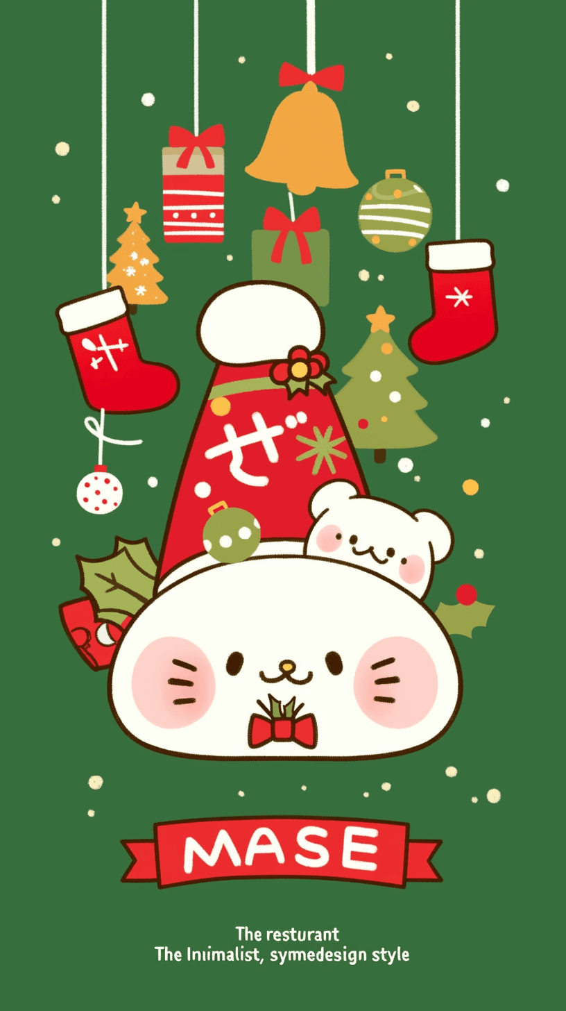Christmas Animals 002 original repeating artwork