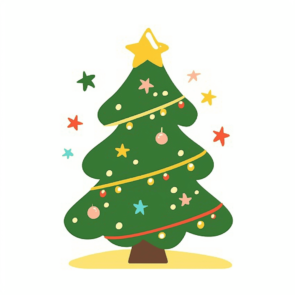 Christmas Tree 623 original repeating artwork