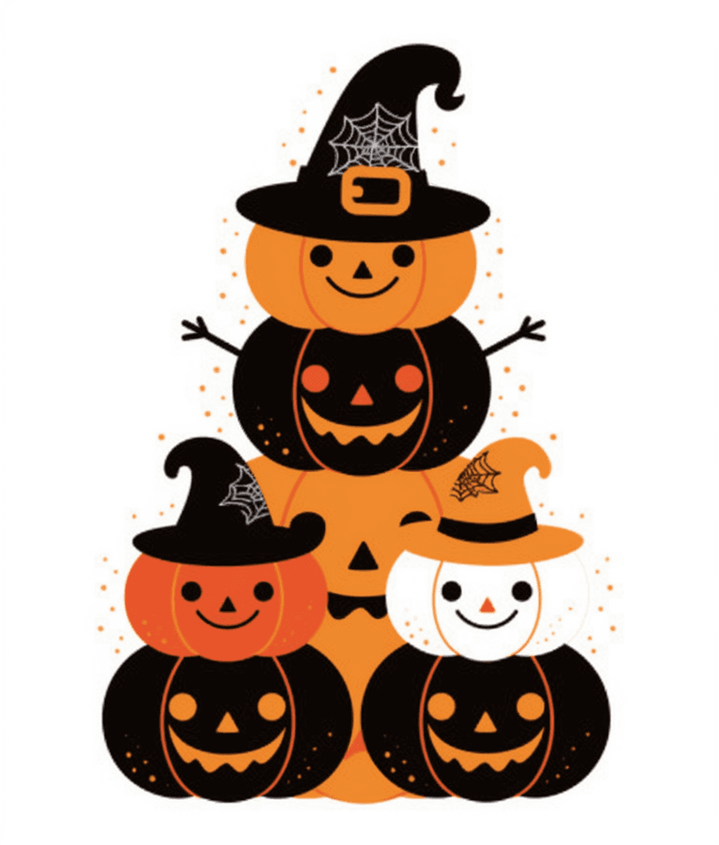Halloween Pumpkin 457 original repeating artwork