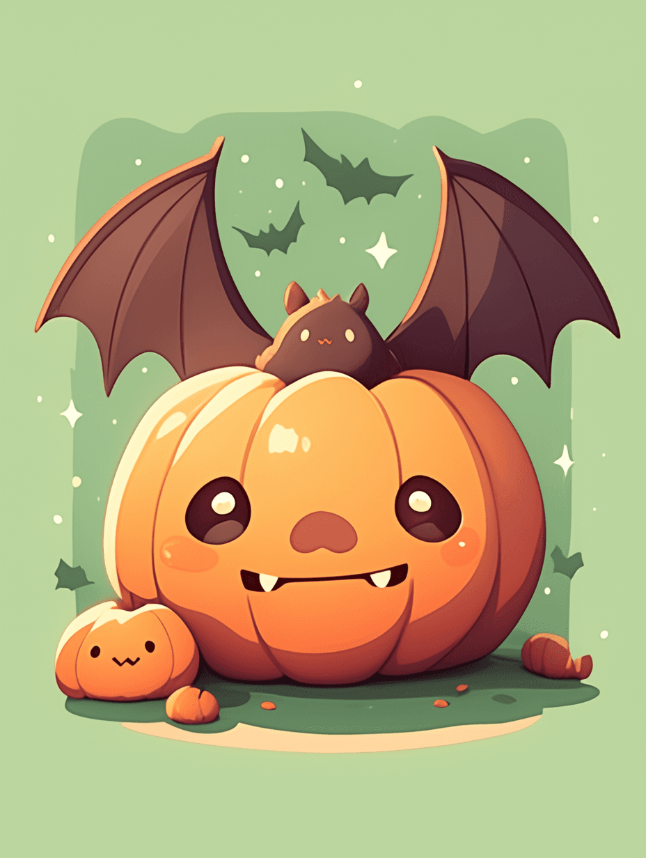 Halloween Pumpkin 505 original repeating artwork