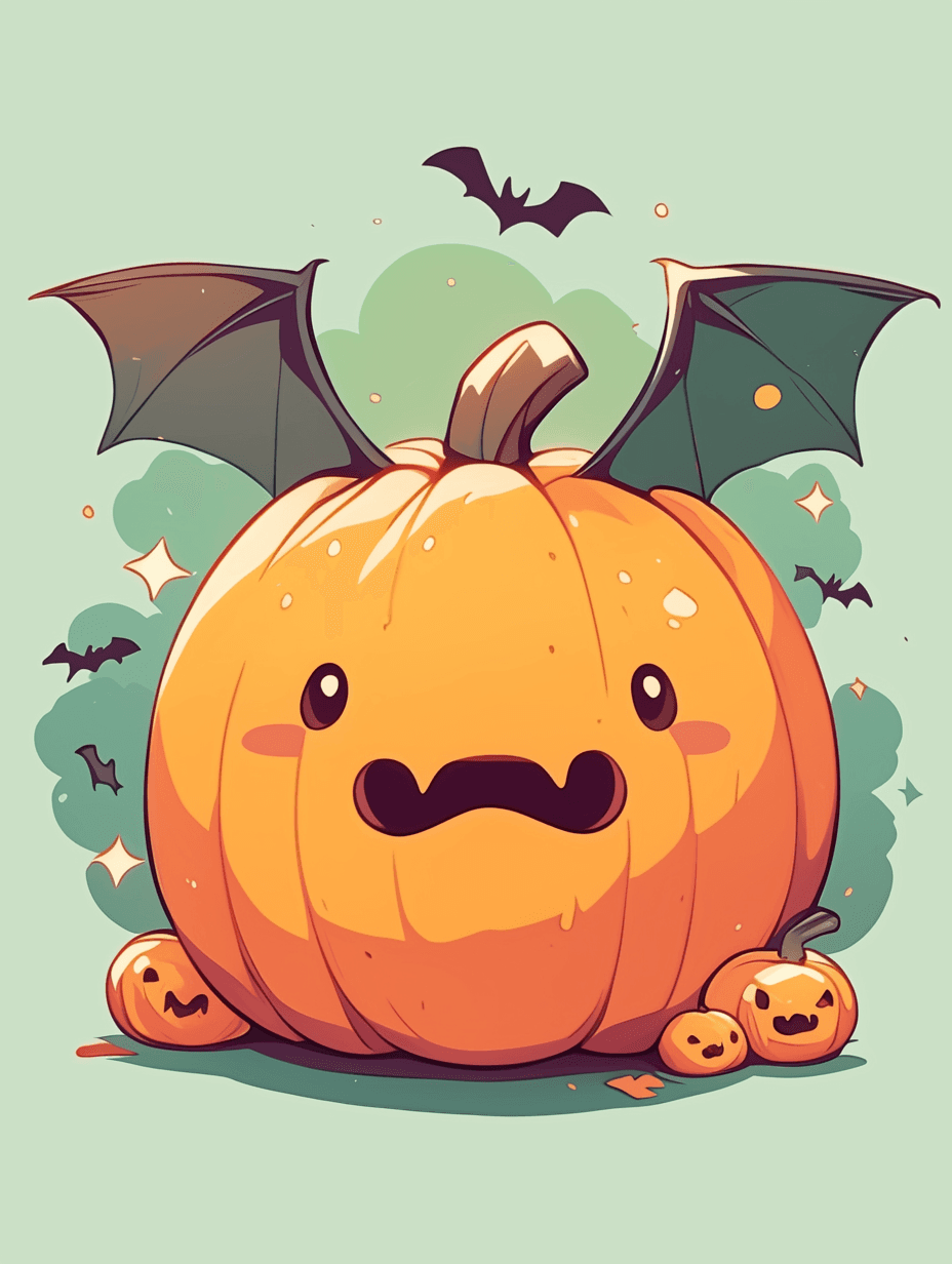 Halloween Pumpkin 486 original repeating artwork