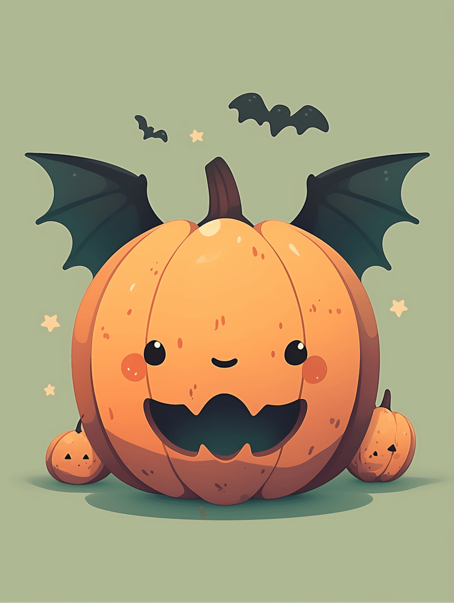 Halloween Pumpkin 056 original repeating artwork