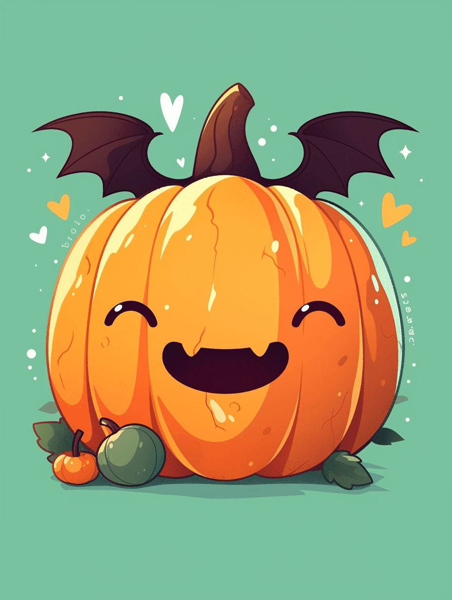 Halloween Pumpkin 501 original repeating artwork