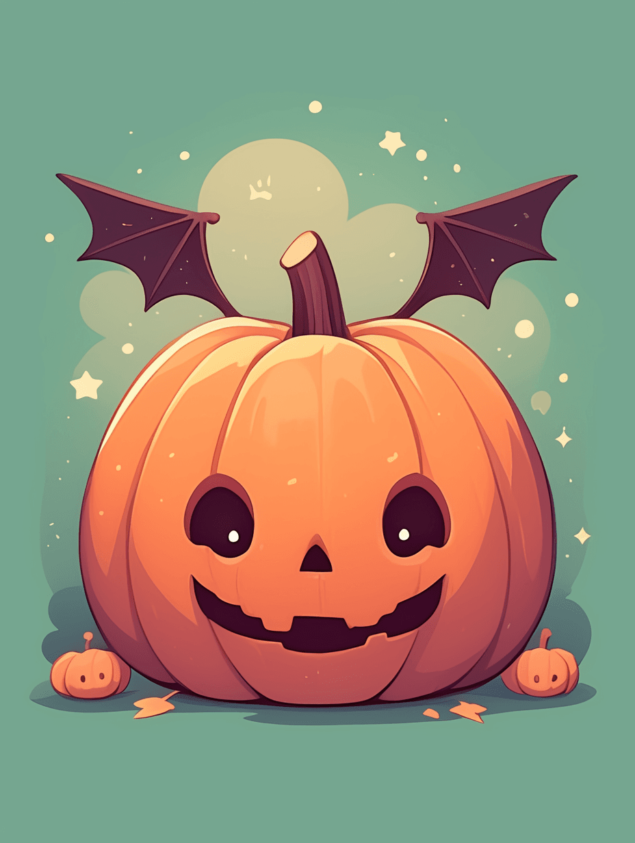 Halloween Pumpkin 104 original repeating artwork