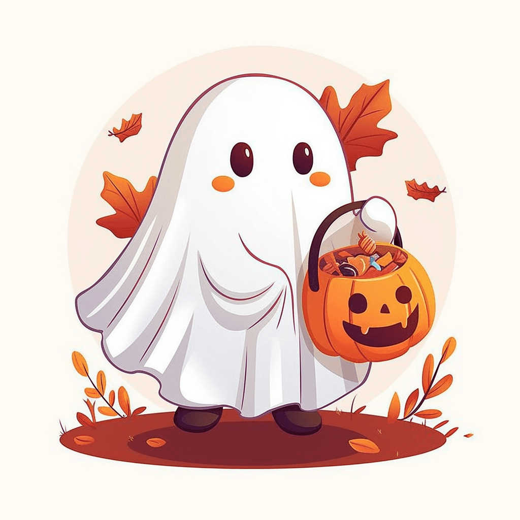 Halloween Ghost 1026 original repeating artwork