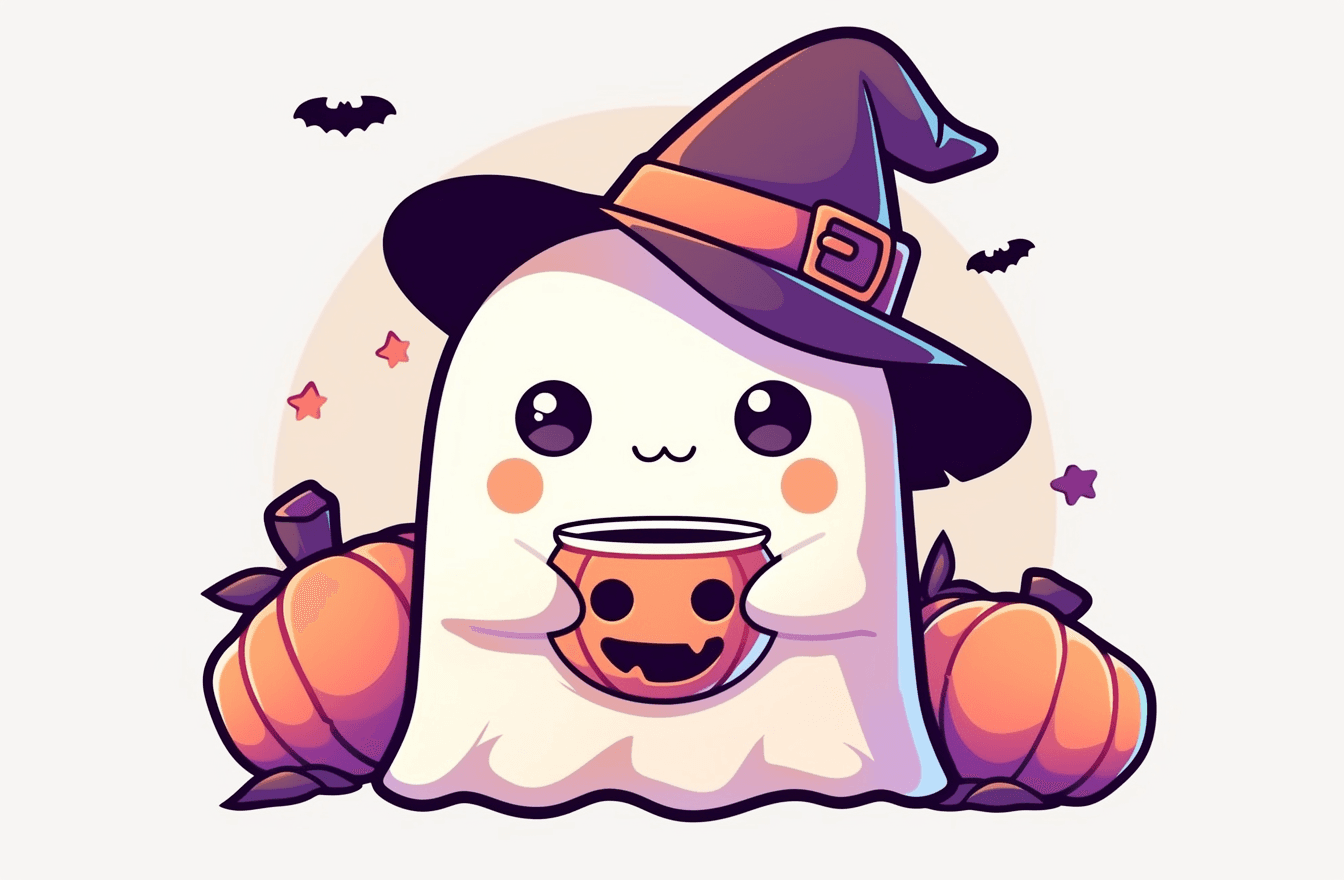 Halloween Ghost 178 original repeating artwork