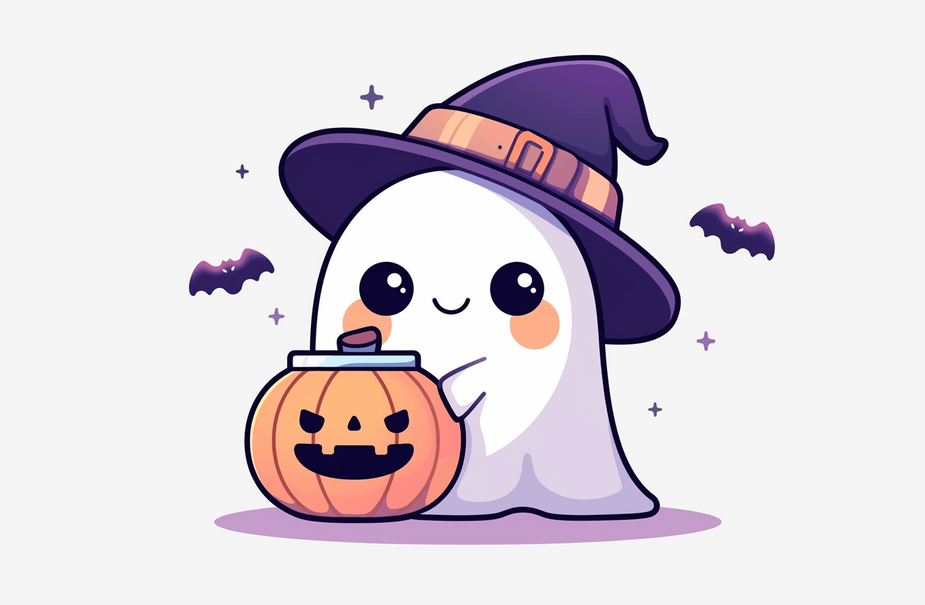 Halloween Ghost 1569 original repeating artwork