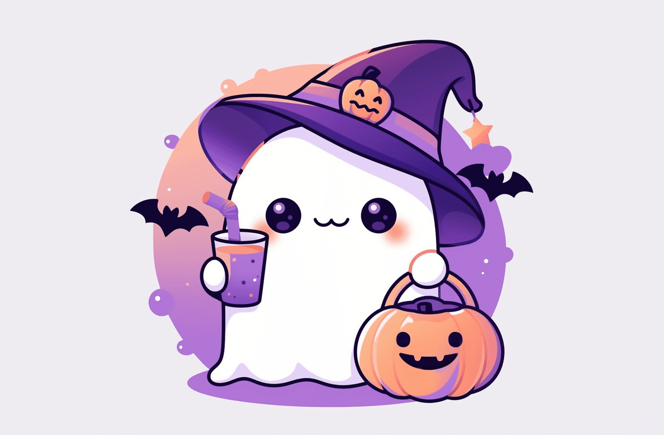 Halloween Ghost 489 original repeating artwork