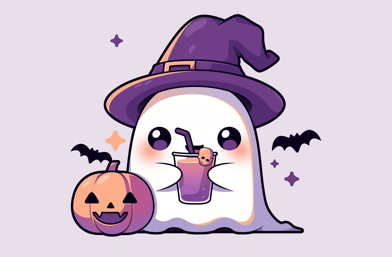 Halloween Ghost 371 original repeating artwork
