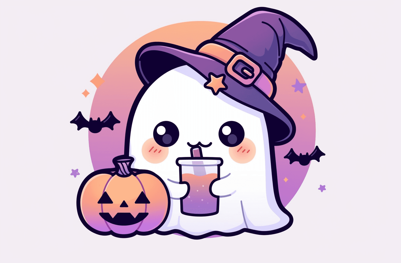 Halloween Ghost 973 original repeating artwork