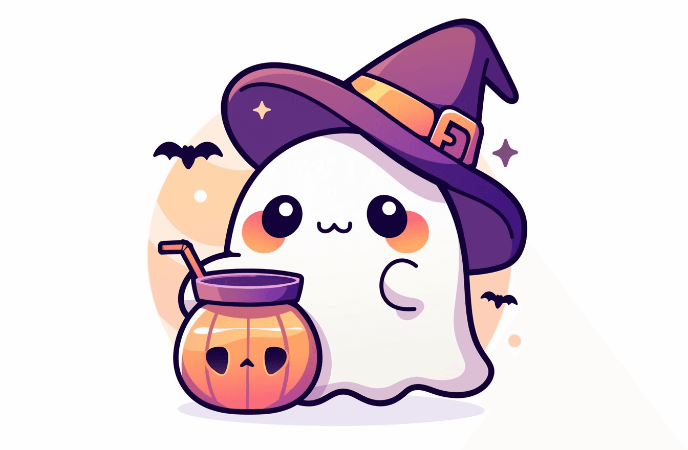 Halloween Ghost 1533 original repeating artwork