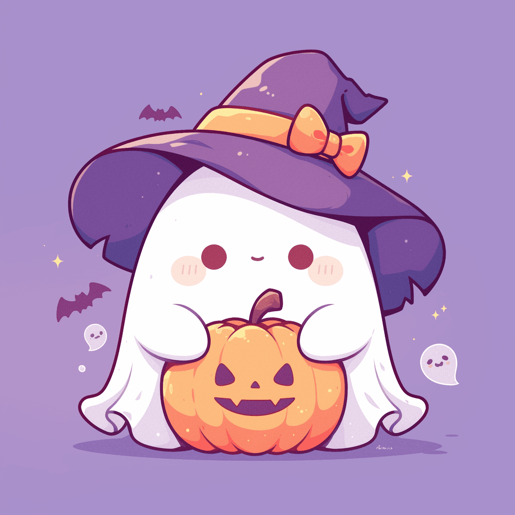 Halloween Ghost 1597 original repeating artwork