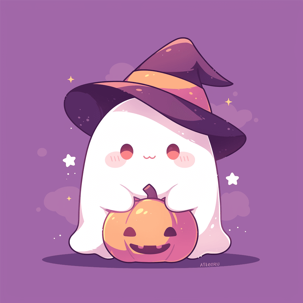 Halloween Ghost 1054 original repeating artwork