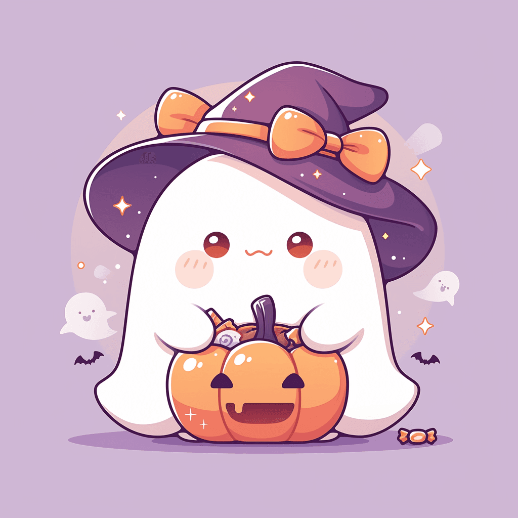 Halloween Ghost 1314 original repeating artwork