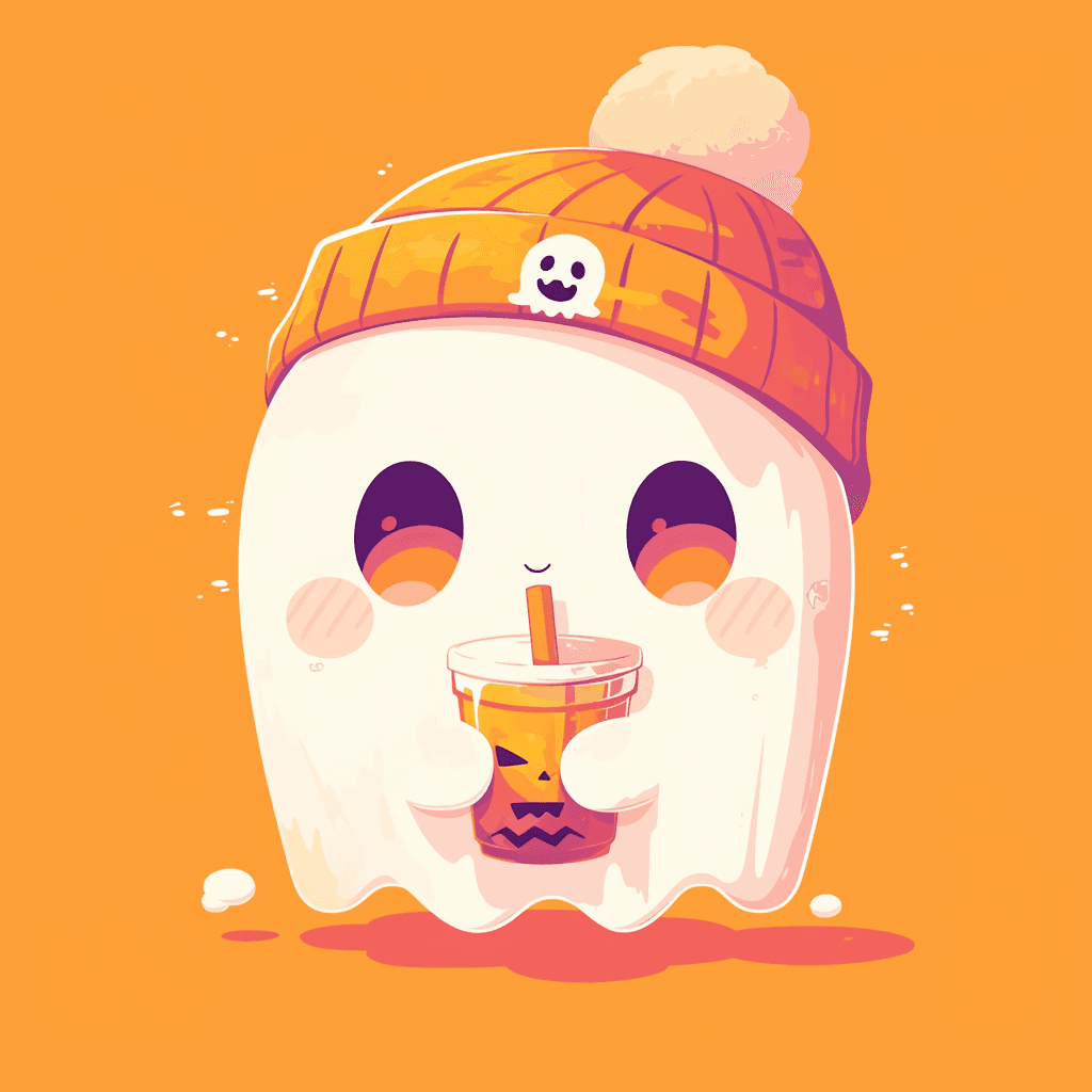 Halloween Ghost 915 original repeating artwork
