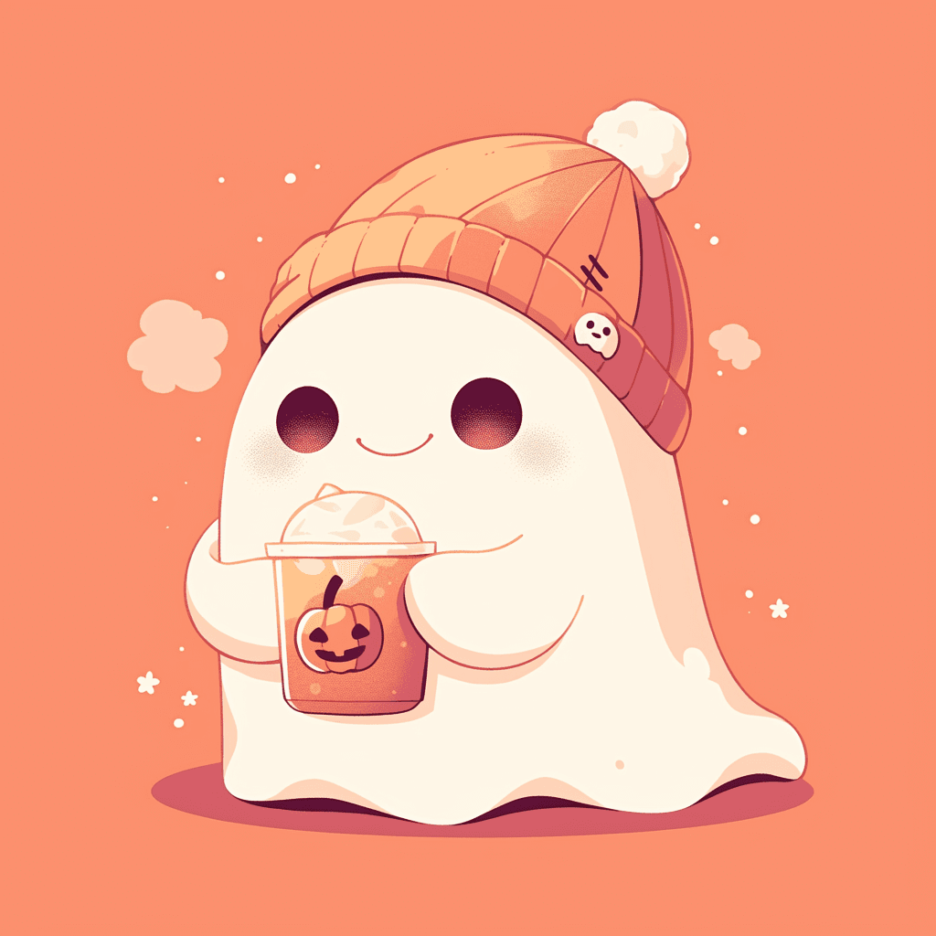 Halloween Ghost 256 original repeating artwork