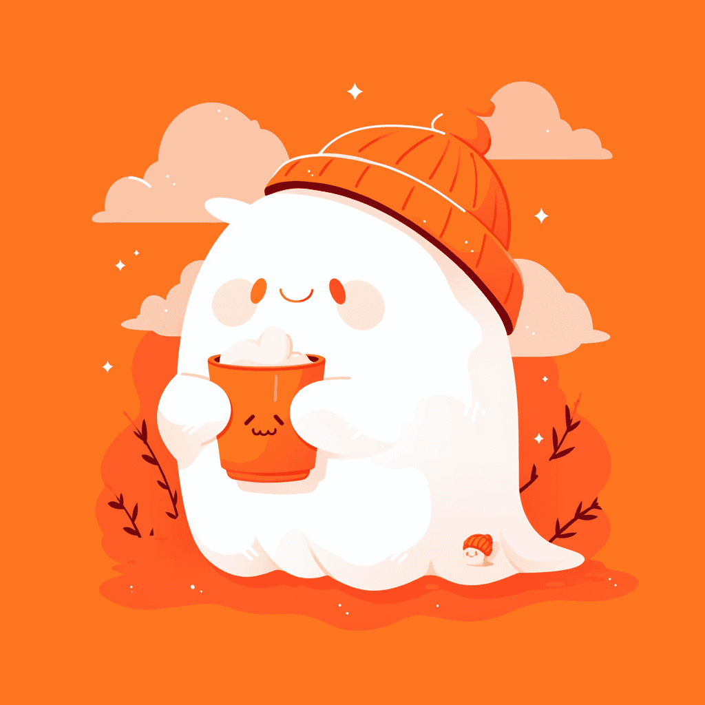 Halloween Ghost 866 original repeating artwork