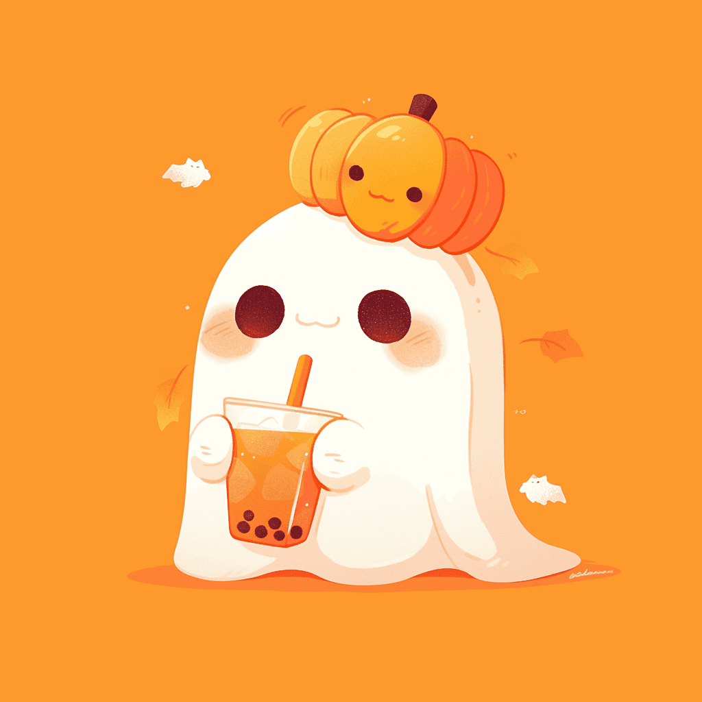 Halloween Ghost 337 original repeating artwork