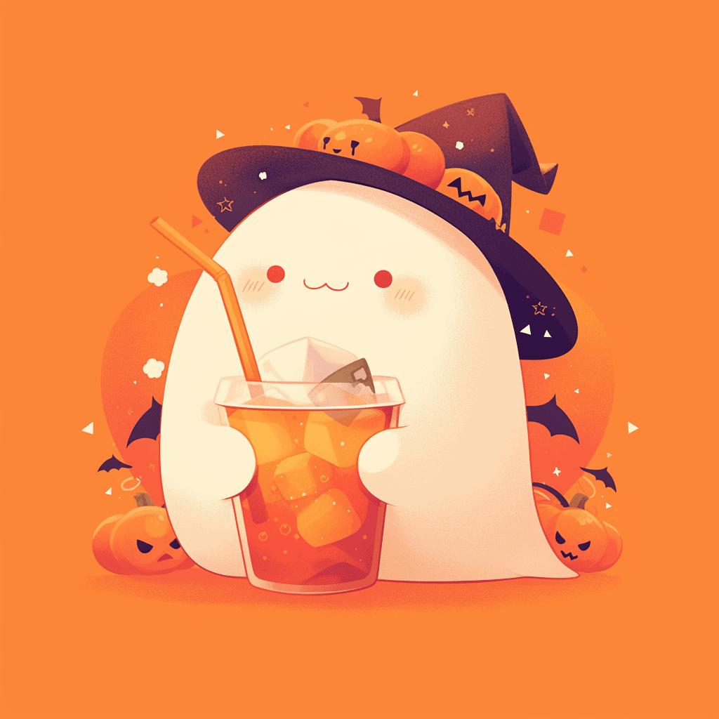 Halloween Ghost 1025 original repeating artwork